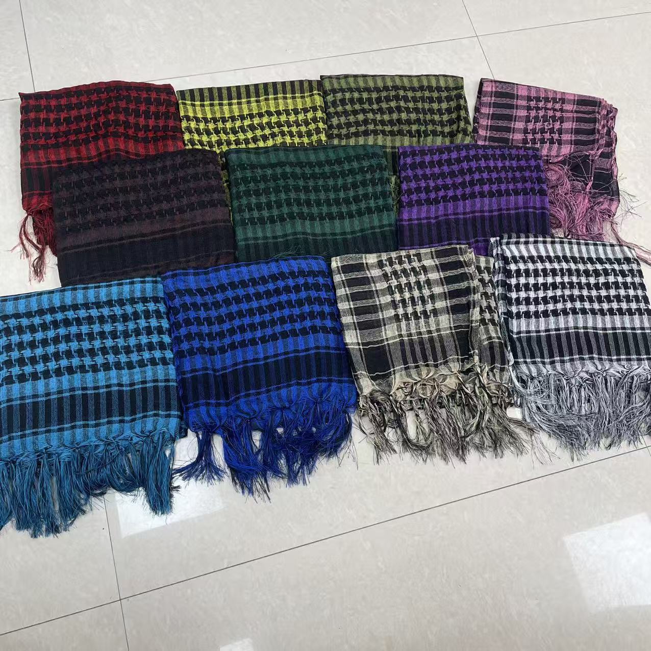 Houndstooth Square Scarf