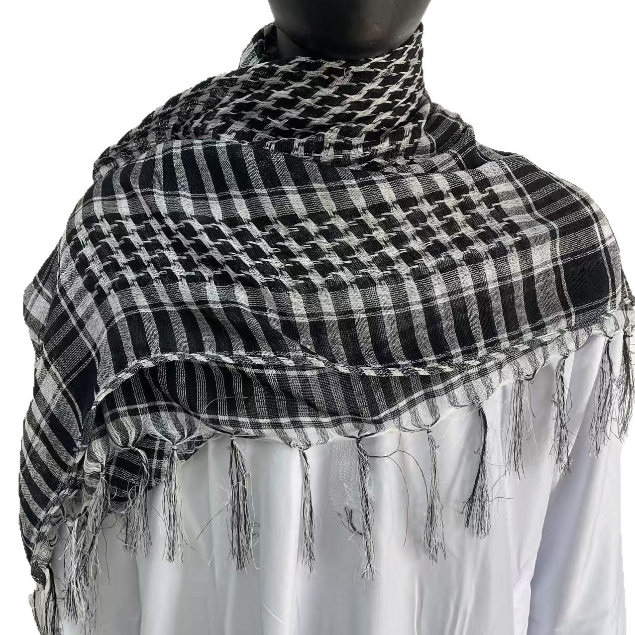 Houndstooth Square Scarf