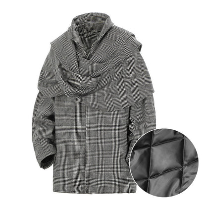 Houndstooth Woolen Jacket