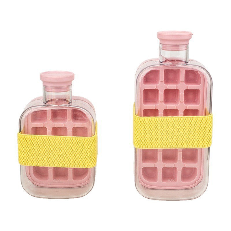 Household 2-in-1 Ice Maker Water Bottle