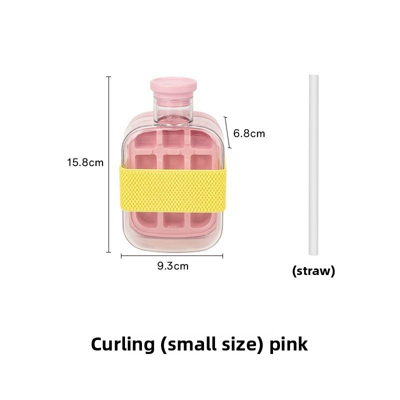 Household 2-in-1 Ice Maker Water Bottle
