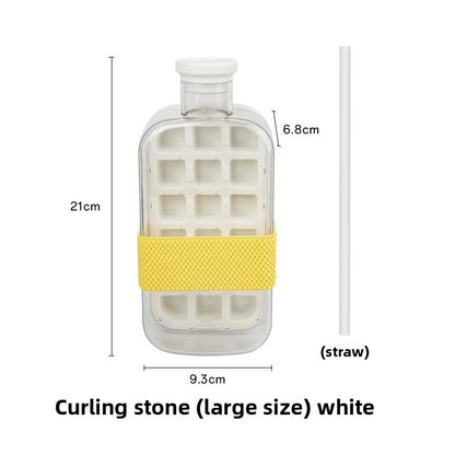 Household 2-in-1 Ice Maker Water Bottle