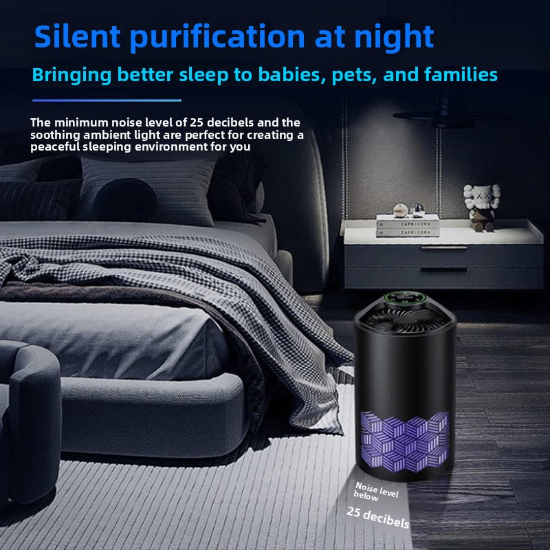 Household Air Purifier with Odor Elimination