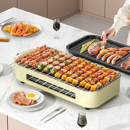 Household barbecue tray