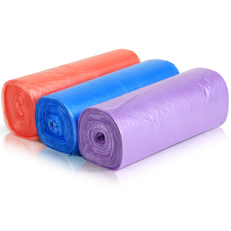 Household black disposable garbage bags