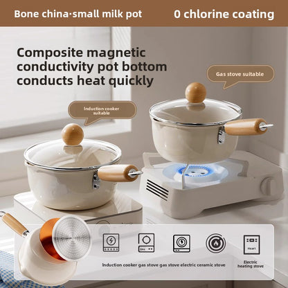 Household Bone China Non-stick Milk Pot