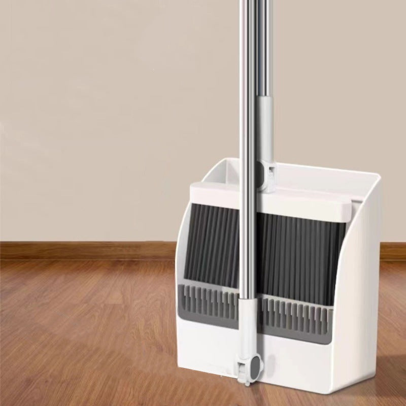 Household broom and dustpan