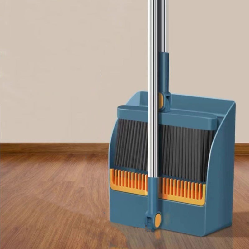 Household broom and dustpan