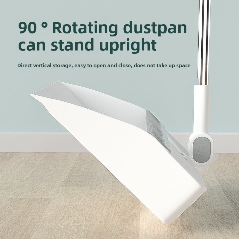 Household broom and dustpan