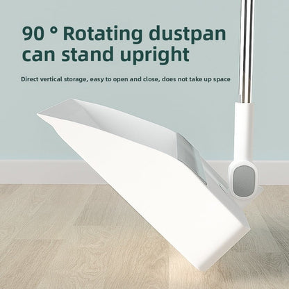 Household broom and dustpan