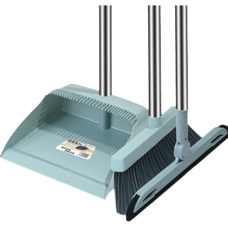 Household broom and dustpan