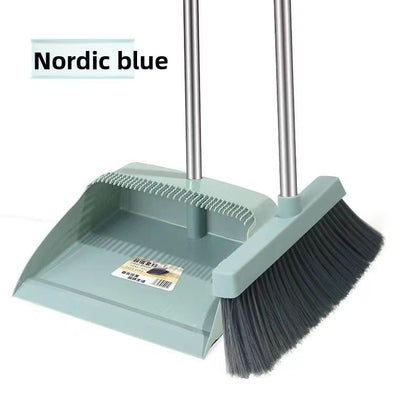 Household broom and dustpan