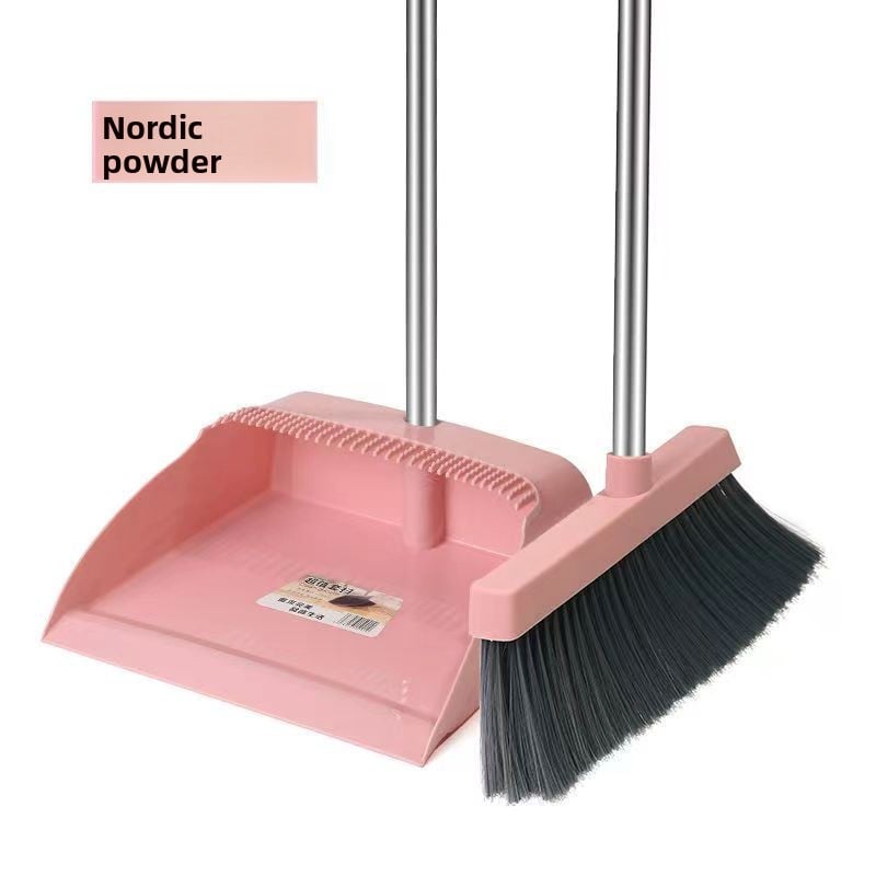 Household broom and dustpan