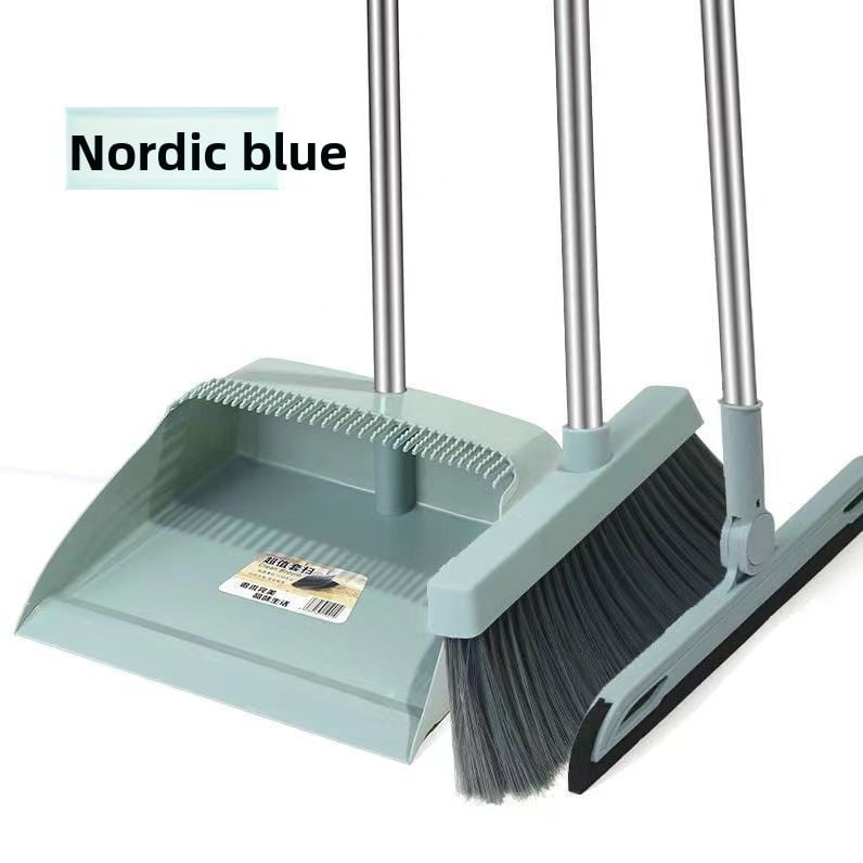 Household broom and dustpan