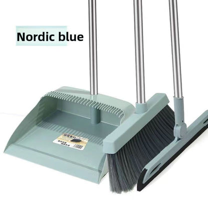 Household broom and dustpan