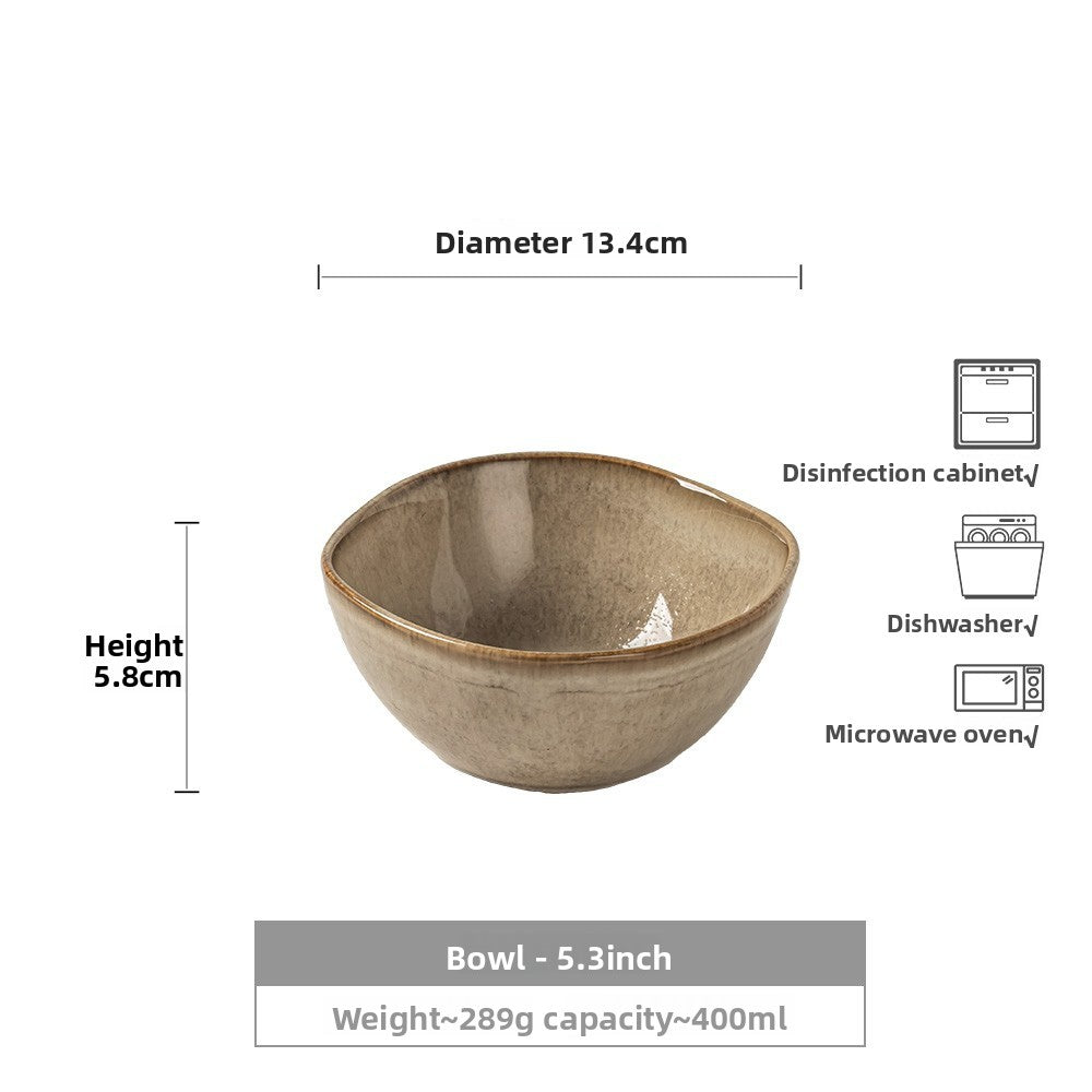 Household ceramic bowl