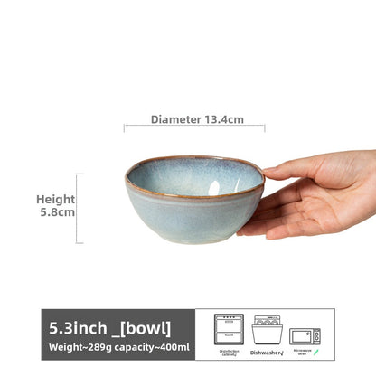 Household ceramic bowl