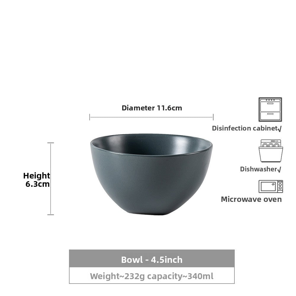 Household ceramic bowl