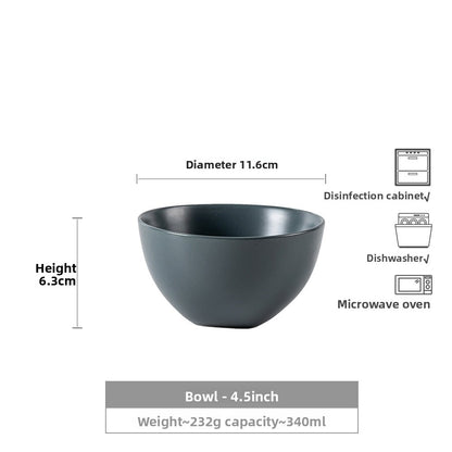 Household ceramic bowl