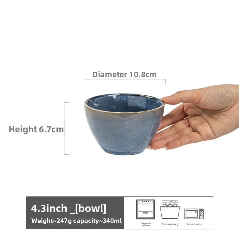 Household ceramic bowl