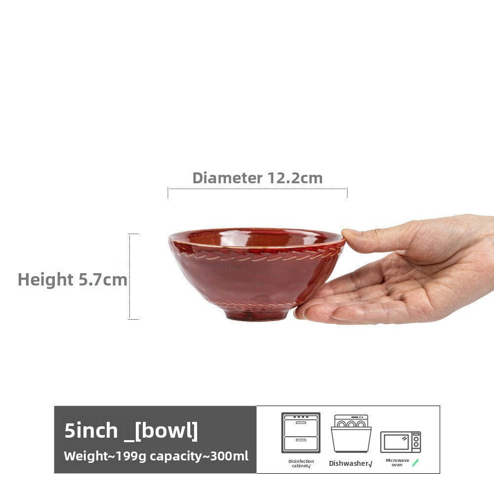 Household ceramic bowl