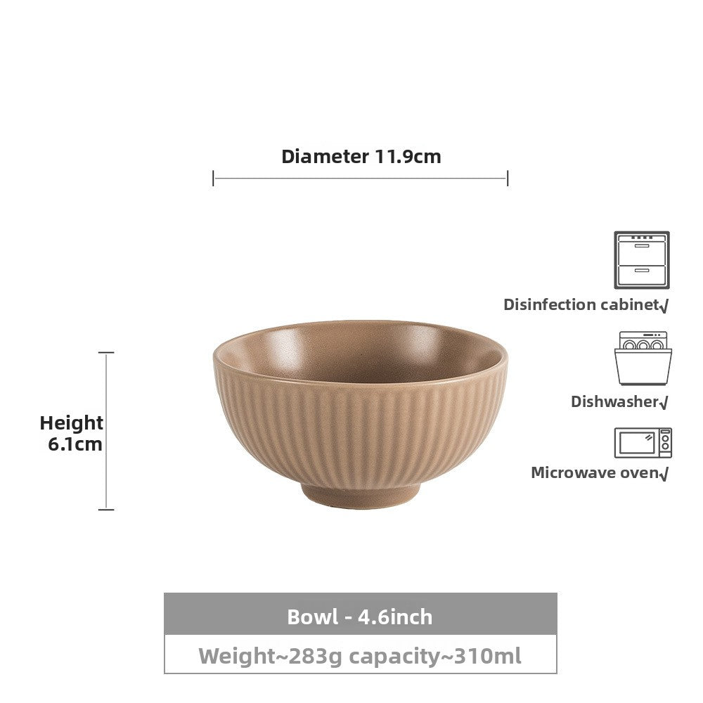 Household ceramic bowl