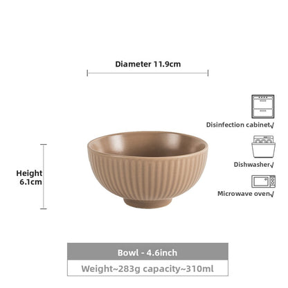 Household ceramic bowl