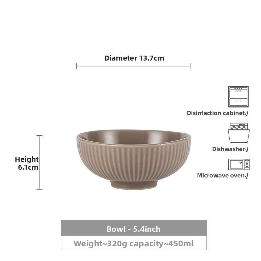 Household ceramic bowl