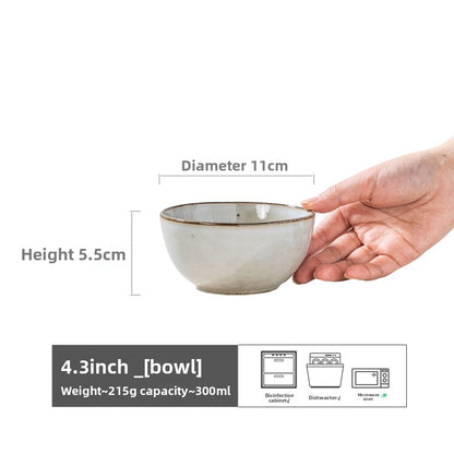 Household ceramic bowl