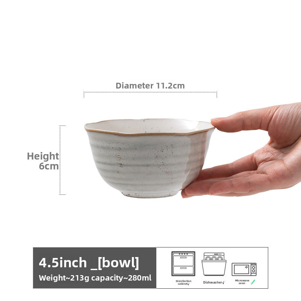Household ceramic bowl