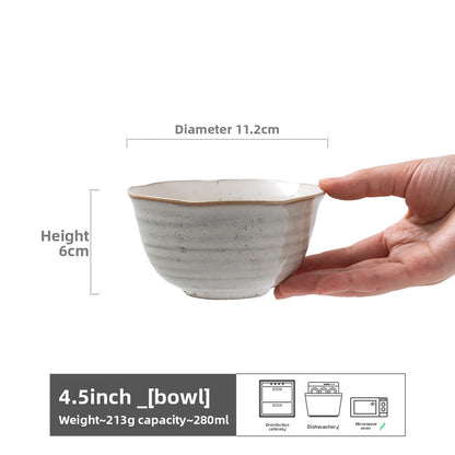 Household ceramic bowl