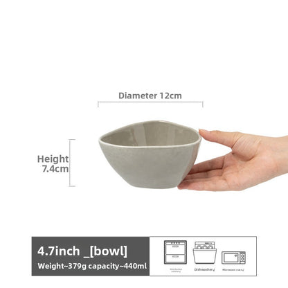 Household ceramic bowl