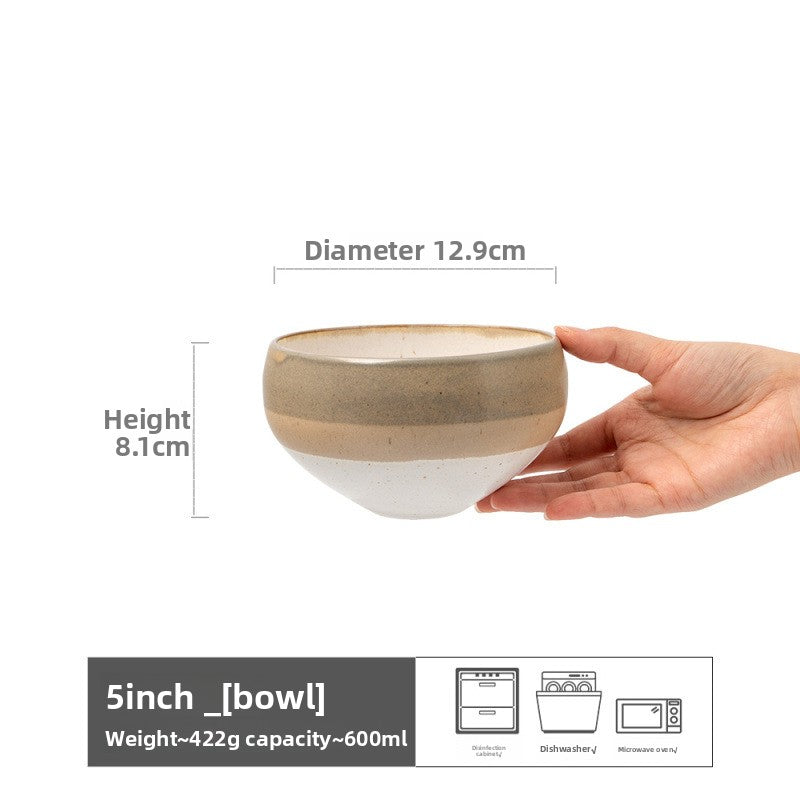 Household ceramic bowl