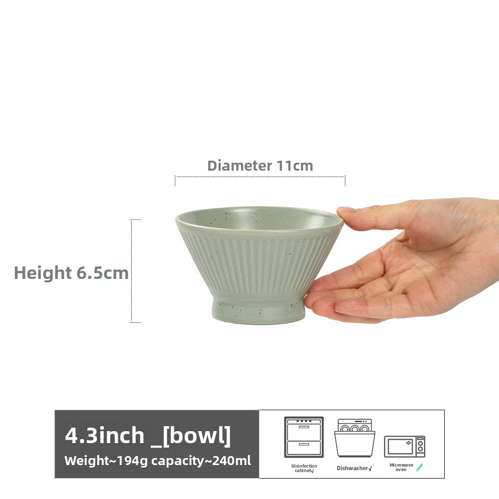 Household ceramic bowl