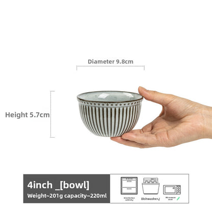 Household ceramic bowl