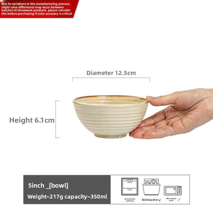 Household ceramic bowl