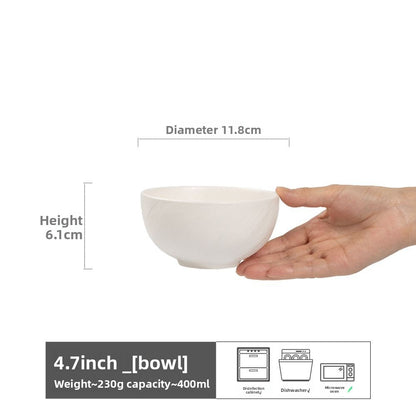 Household ceramic bowl