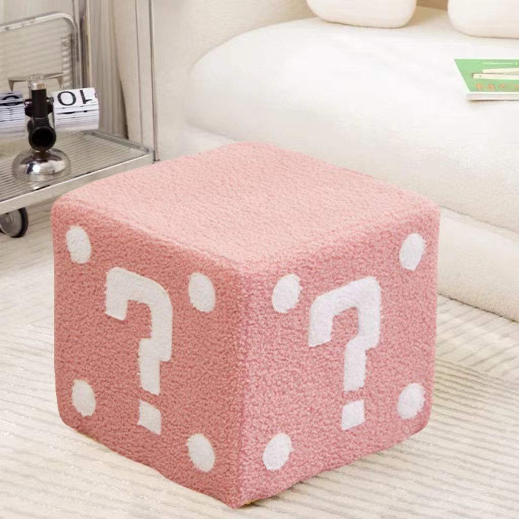 Household dice stool as a shoe stand