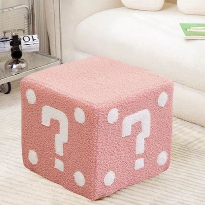 Household dice stool as a shoe stand