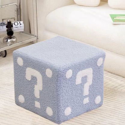 Household dice stool as a shoe stand