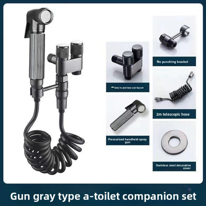 Household double-switch Angle valve for bathroom