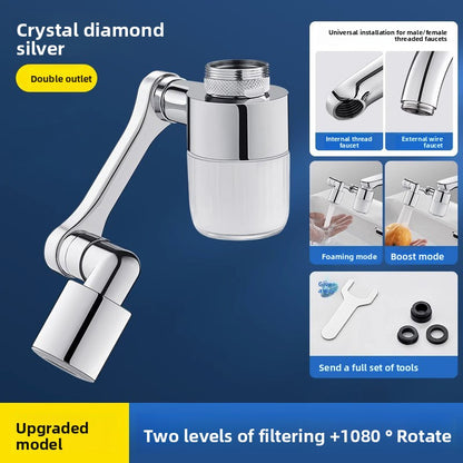 Household faucet extender