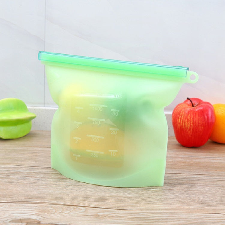 Household Food-Grade Fruit and Vegetable Storage Sealed Bags Silicone Preservation Bags