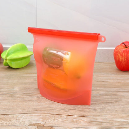 Household Food-Grade Fruit and Vegetable Storage Sealed Bags Silicone Preservation Bags