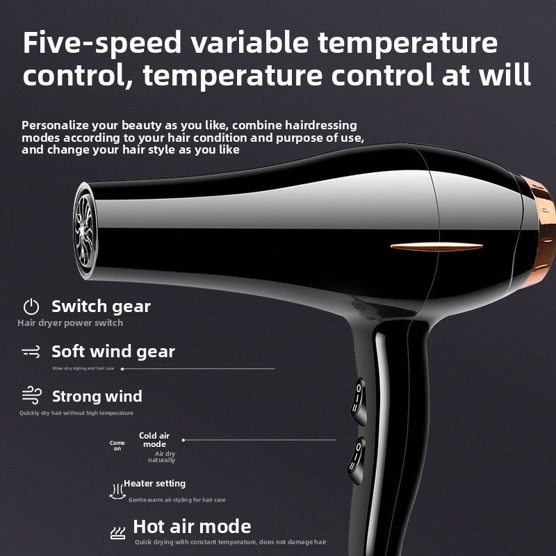 Household hair dryer