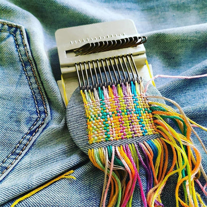 Household handcrafted mini version loom