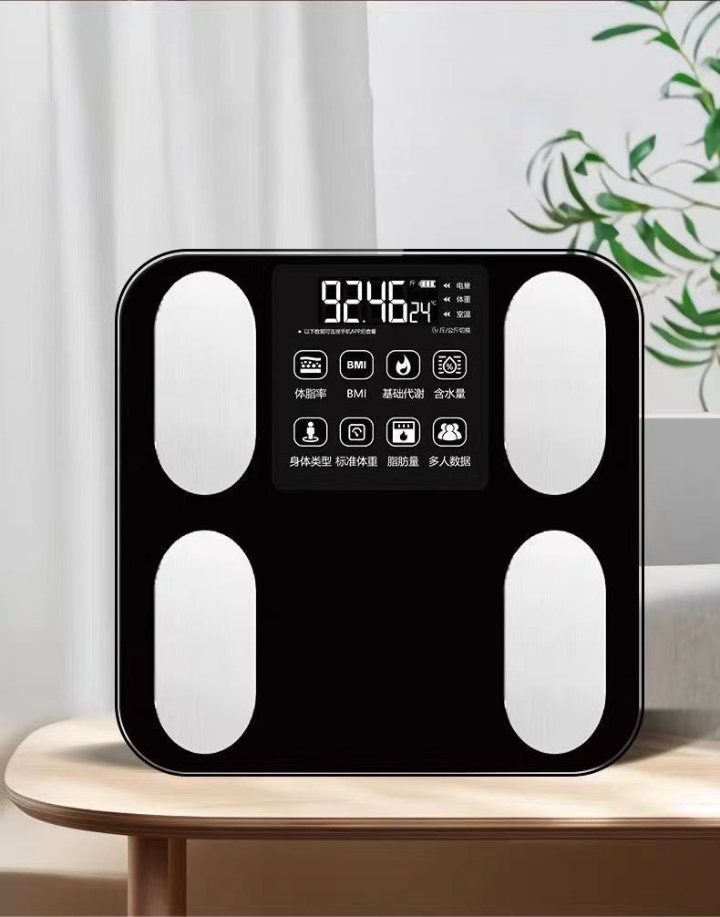 Household High-Precision Smart Body Fat Scale with Rechargeable USB and App