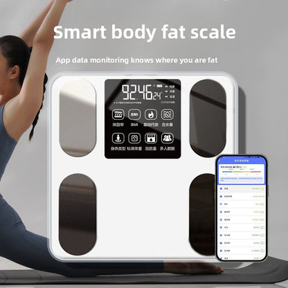 Household High-Precision Smart Body Fat Scale with Rechargeable USB and App