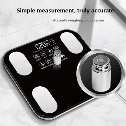 Household High-Precision Smart Body Fat Scale with Rechargeable USB and App