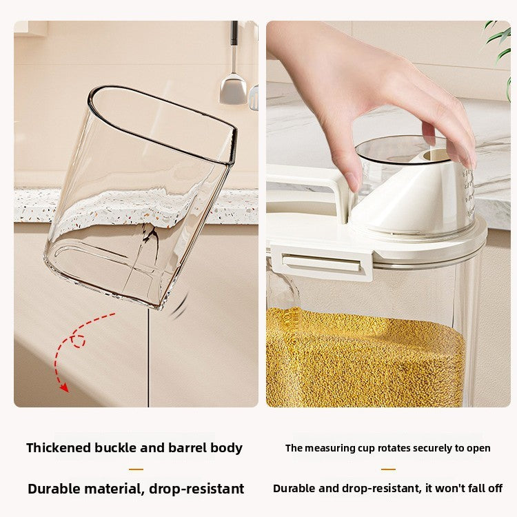 Household insect-proof and moisture-proof sealed rice storage box